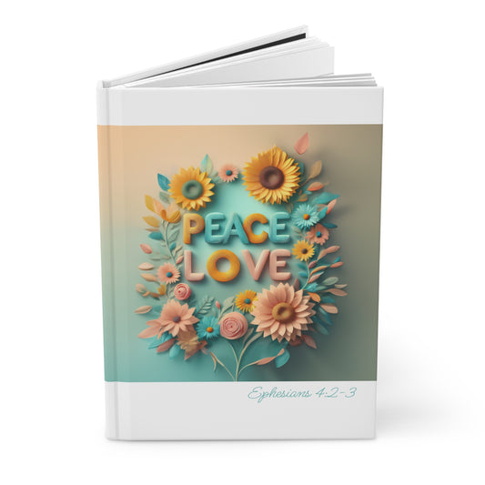 Peace & Love (Style 1) - Hardcover Journal - Matte