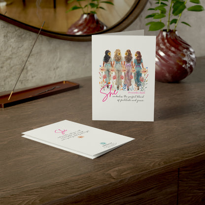 Fortitude & Grace - 5x7 Greeting Cards (10, 30, and 50pcs)