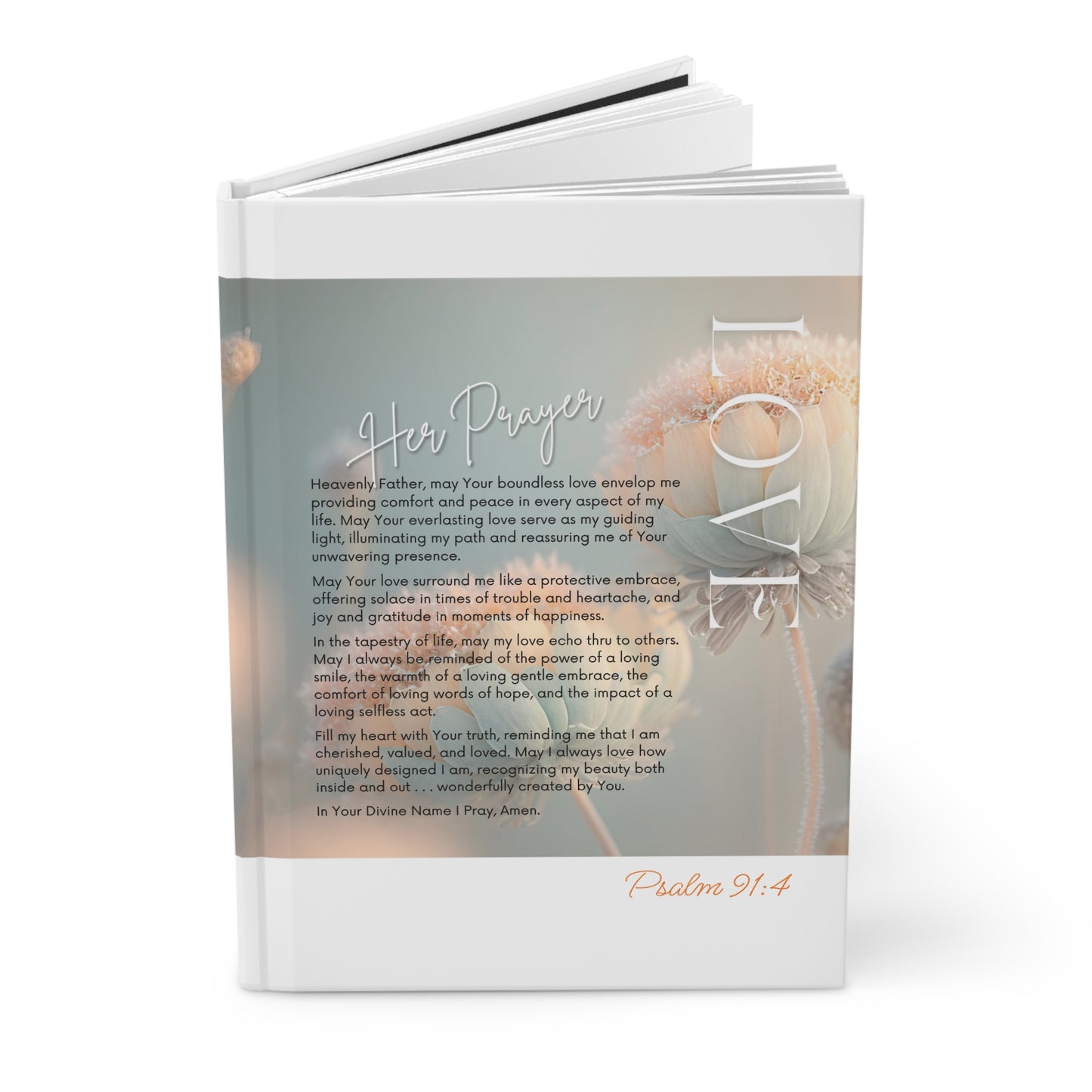 Her Prayer - LOVE - Hardcover Journal - Matte