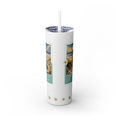 Light & Love - #1 - Skinny Tumbler with Straw, 20oz