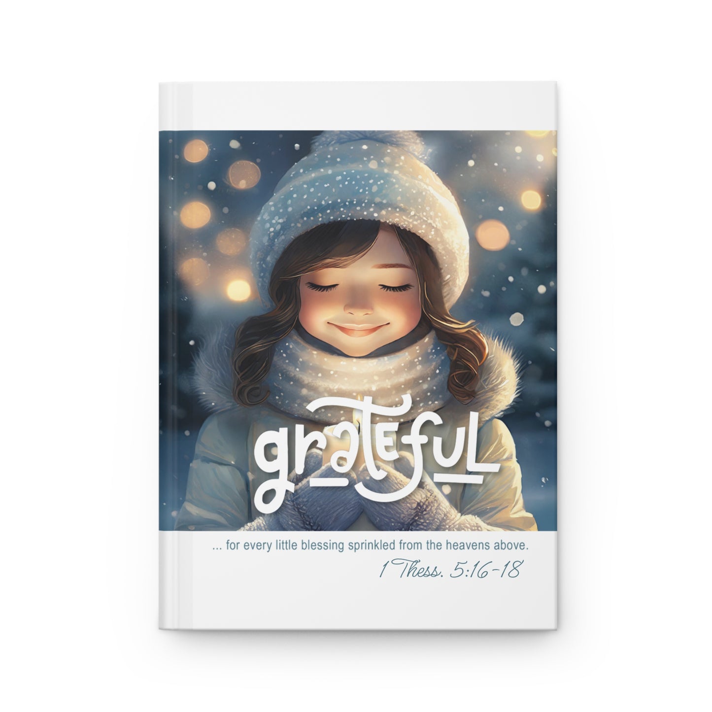 Grateful (Kids) - (Style 2) - Hardcover Journal - Matte