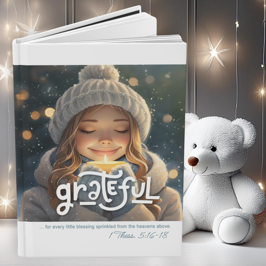 Grateful (Kids) - (Style 1) - Hardcover Journal - Matte