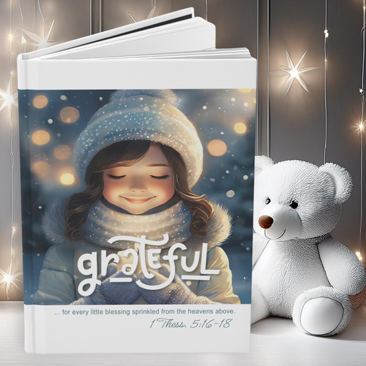 Grateful (Kids) - (Style 2) - Hardcover Journal - Matte