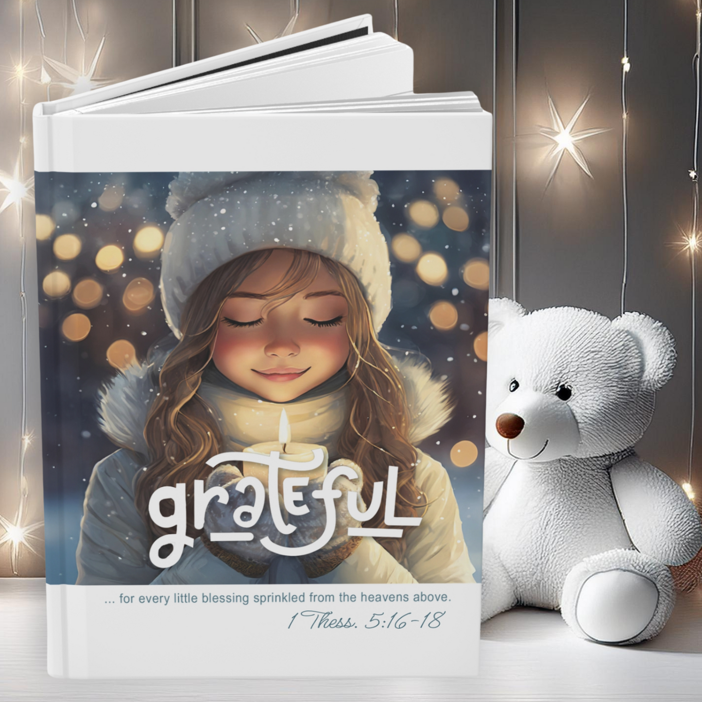 Grateful (Kids) - (Style 3) - Hardcover Journal - Matte