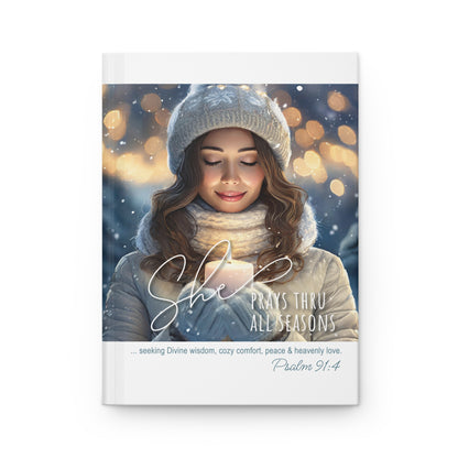 Prays Thru All Seasons (Style 6) - Hardcover Journal - Matte