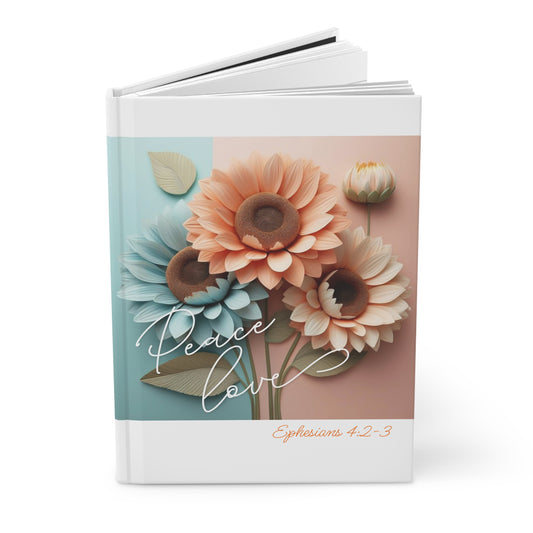 Peace & Love (Style 3) - Hardcover Journal - Matte