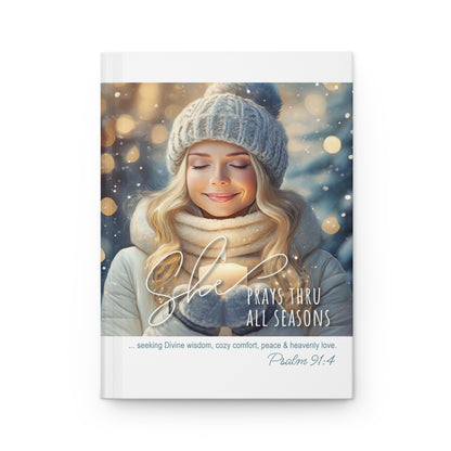 Prays Thru All Seasons (Style 3) - Hardcover Journal - Matte